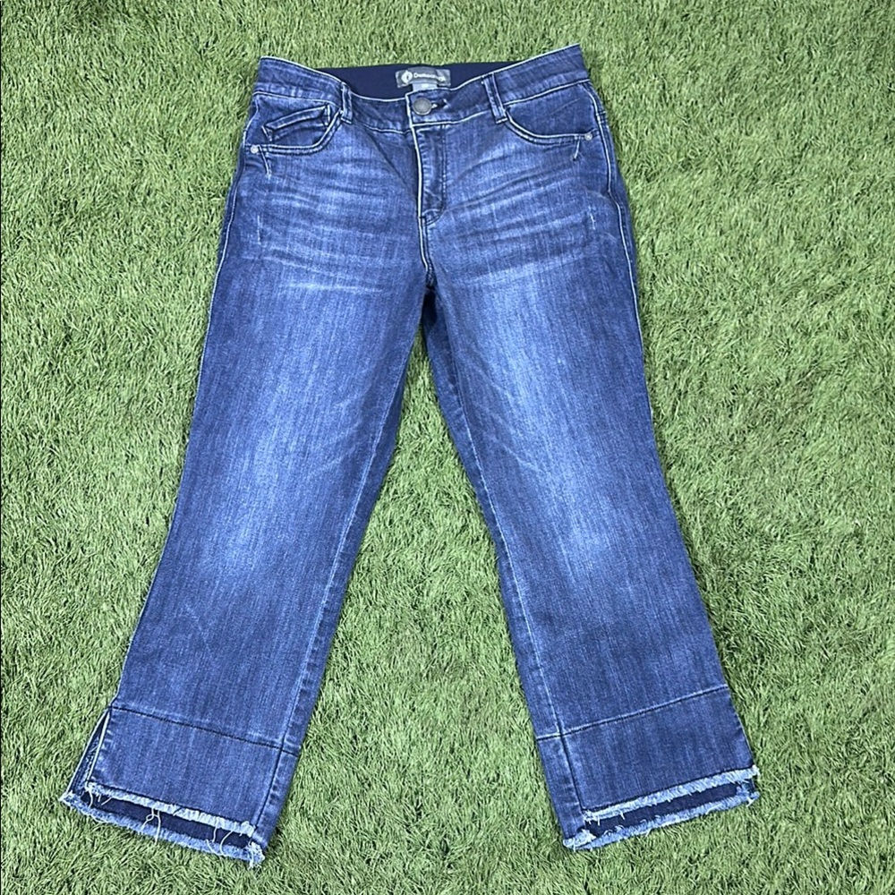 Democracy Women’s Flare Wide Leg Blue Jeans Size 10